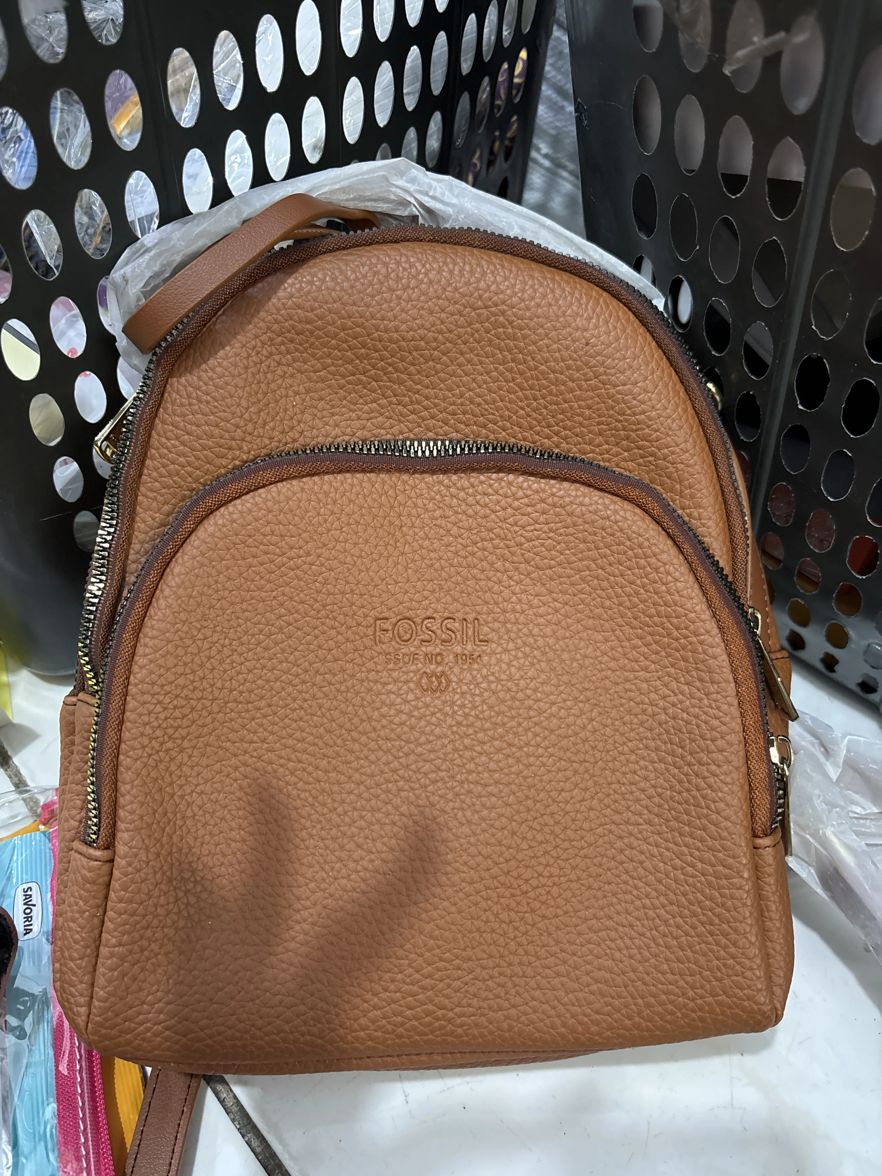 RANSEL FOSSIL COKELAT